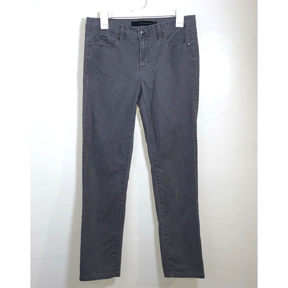 Calvin Klein Jeans Women's Ultimate Skinny Jeans Size 29/8 Gray Stretch Basics